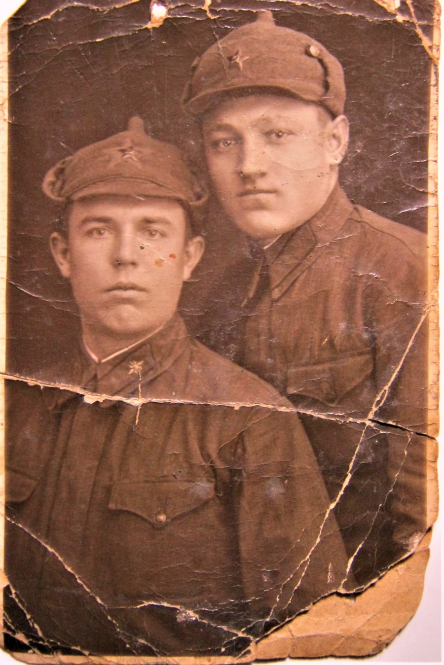 Красноармейцы Анисимов Кузьма Семёнович и Логачев Потап Григорьевич